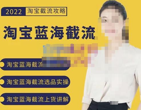 2022淘宝蓝海截流攻略，淘宝蓝海截流选品上货实操讲解-久创网