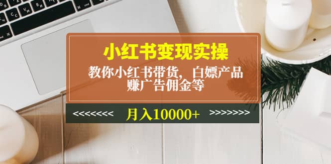 小红书变现实操：教你小红书带货，白嫖产品，赚广告佣金等-久创网