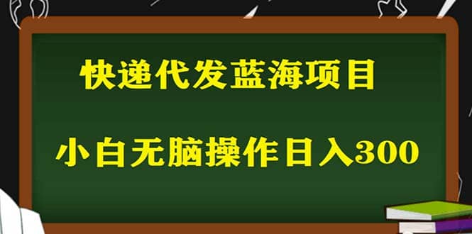 2023最新蓝海快递代发项目，小白零成本照抄-久创网