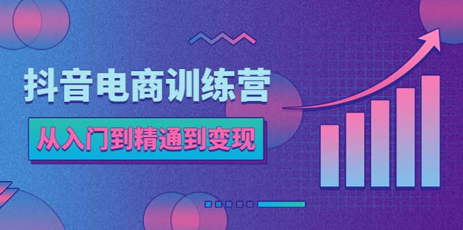 抖音电商训练营：从入门到精通，从账号定位到流量变现，抖店运营实操-久创网