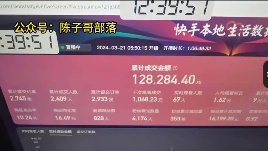 快手无人团购带货野核玩法，一天4位数 无任何门槛-久创网