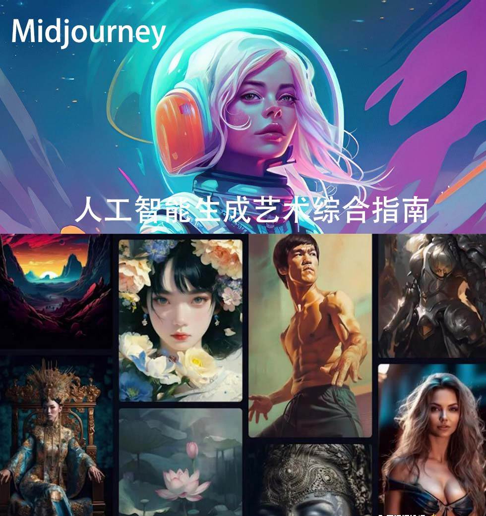 图片[2]-Midjourney及ChatGPT 4人工智能生成艺术图像综合指南-9节课-中英字幕-久创网